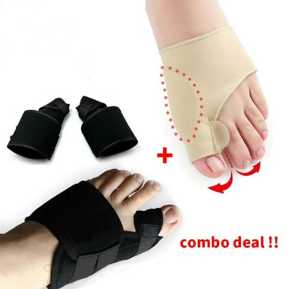 2/4/5 PCS 1Set Gel Foot Care Tool Bunion Corrector Bone Big Toe Protector Hallux Valgus Straightener Spreader Pedicure Tools | Красота и