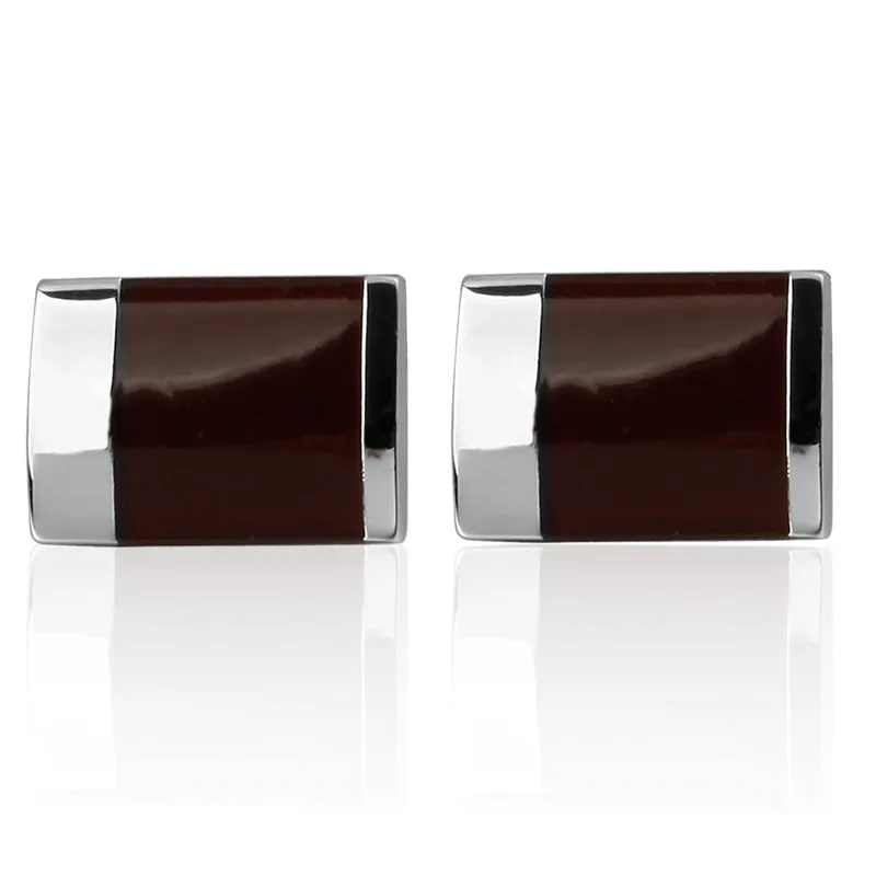 Мужские золотистые запонки с длинным рукавом в красной коробке|f cufflinks|fashion