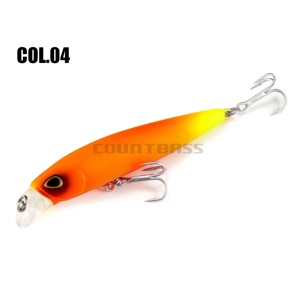 1pc Countbass Wobblers HardBaits 90mm Minnow Jerkbait Shad Angler's Bass Fishing Lures - Цвет: 04