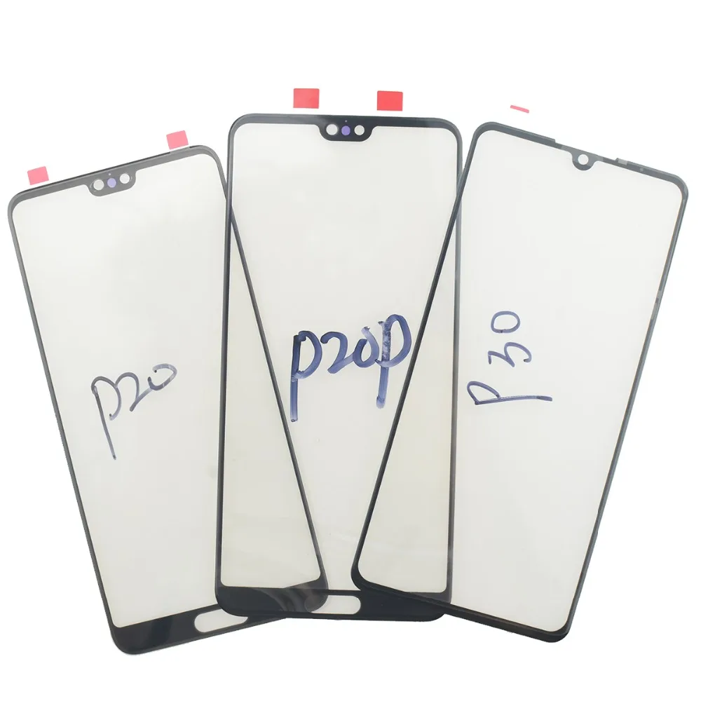 Черный Сменный сенсорный экран для Huawei P20 Pro P30 lite Honor 8X V10 V20 P40 передняя внешняя