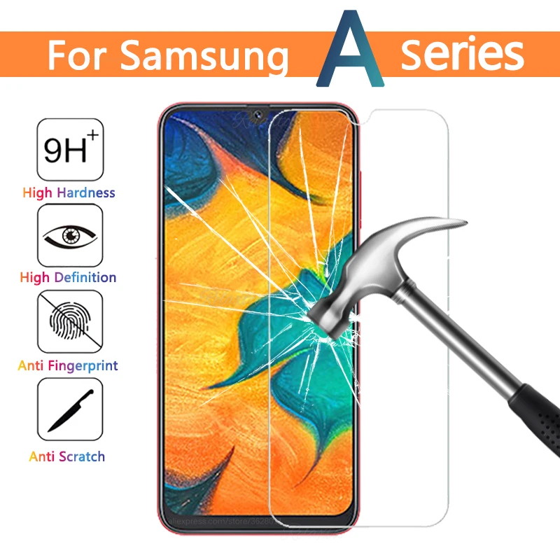 Закаленное стекло для Samsung Galaxy A70 A60 A50 A40 A30 A20 A10 защитная пленка экрана A305F переднее