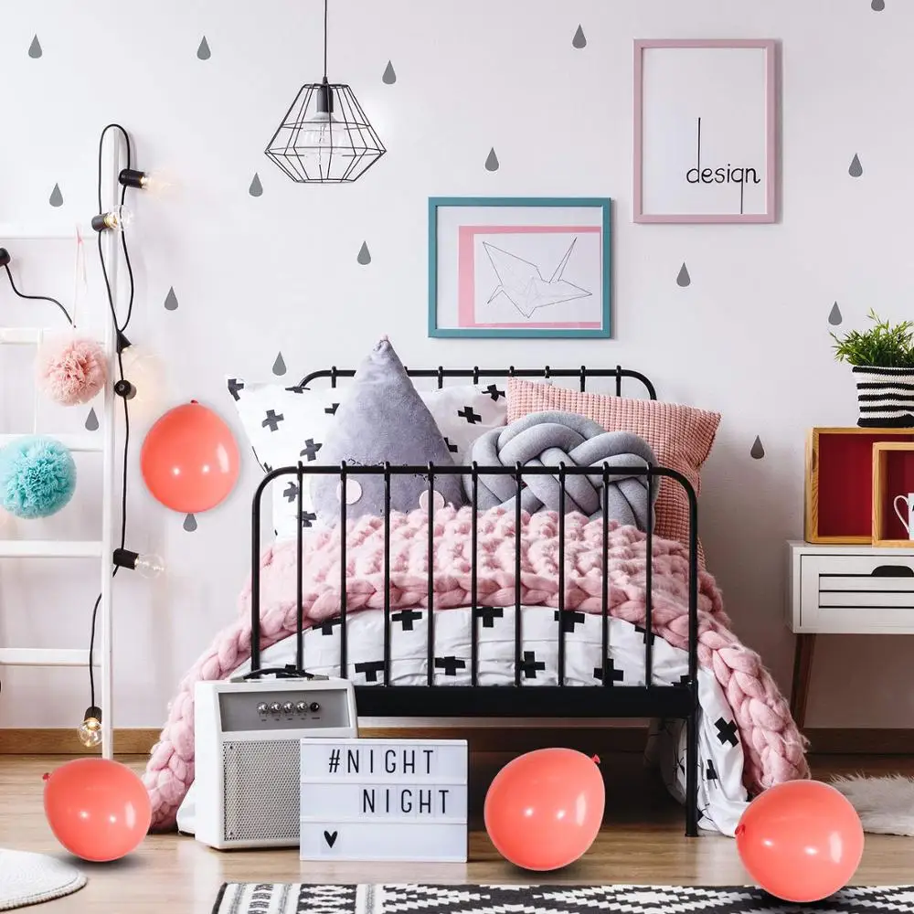 

Balloons 100 pcs 10 Inch Party Balloons Coral Latex Balloons for Weddings, Birthday Party, Bridal Shower, Party Decoration
