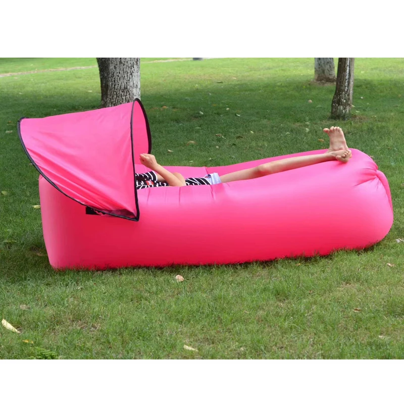 Shade Fast Folding Garden Sofas Waterproof Inflatable lazy sofa camping Sleeping Bags Air bed Adult Beach Lounge Chair Outdoor