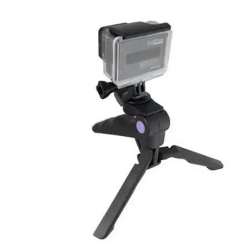 Настольный портативный складной мини штатив 2 в 1 + ручка для камеры SJ4000 Go Pro Hero 4 3