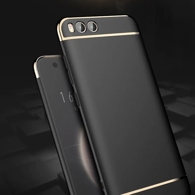 Чехол для телефона Xiaomi Mi 6 mi6 Plus цветов 3 в 1 ультратонкая матовая жесткая задняя