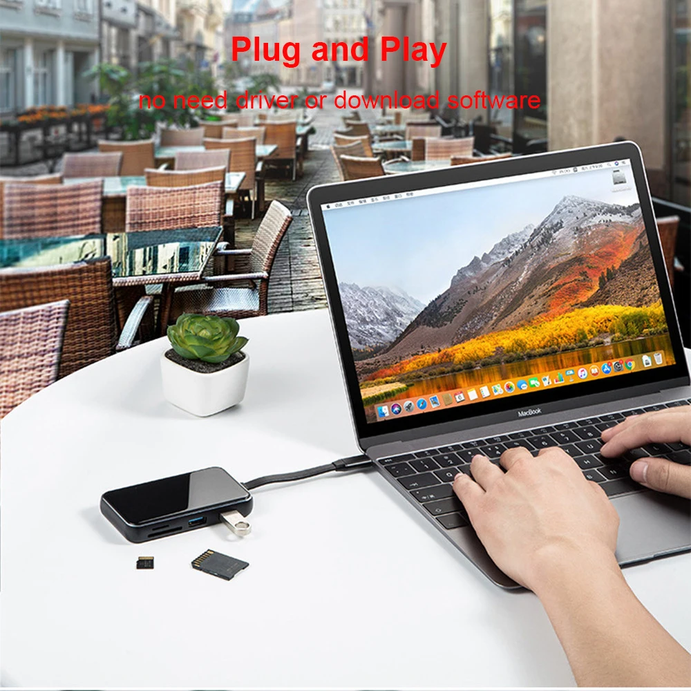 3 0 USB C концентратор HDMI RJ45 VGA док-станция для huawei mate 20 Pro 10 Macbook Surface 6 type samsung S8 S9 Plus ASUS