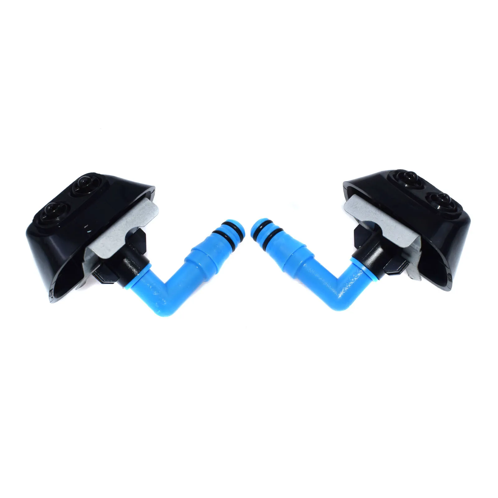 WOLFIGO Left Right Front Bumper Headlamp Headlight Washer Sprayer Nozzle Jet& Clip for Saab 9-3 93 2003-2012 12803972 1451007 - Испускаемый цвет: left and right