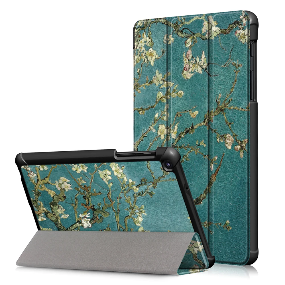 Чехол-подставка для Samsung Galaxy Tab A 8,0 P200 P205 SM-P200 SM-P205 с S Pen " Планшет ультра тонкий из искусственной кожи чехол