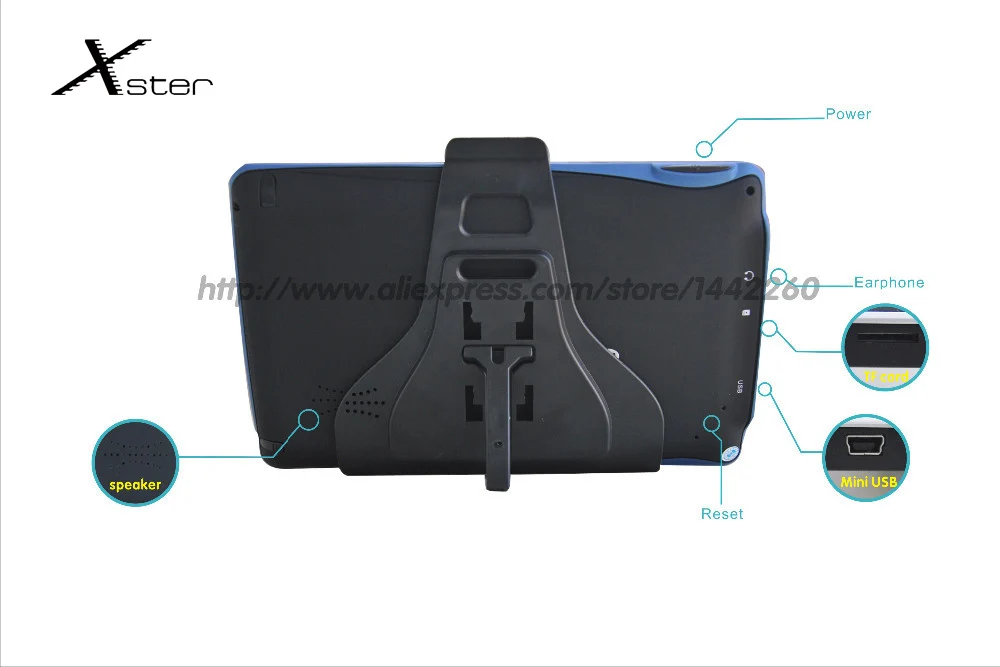 Автомобильный GPS навигатор 7 дюймов Android 8G 512 МБ Bluetooth Wi Fi для России и Европы|GPS