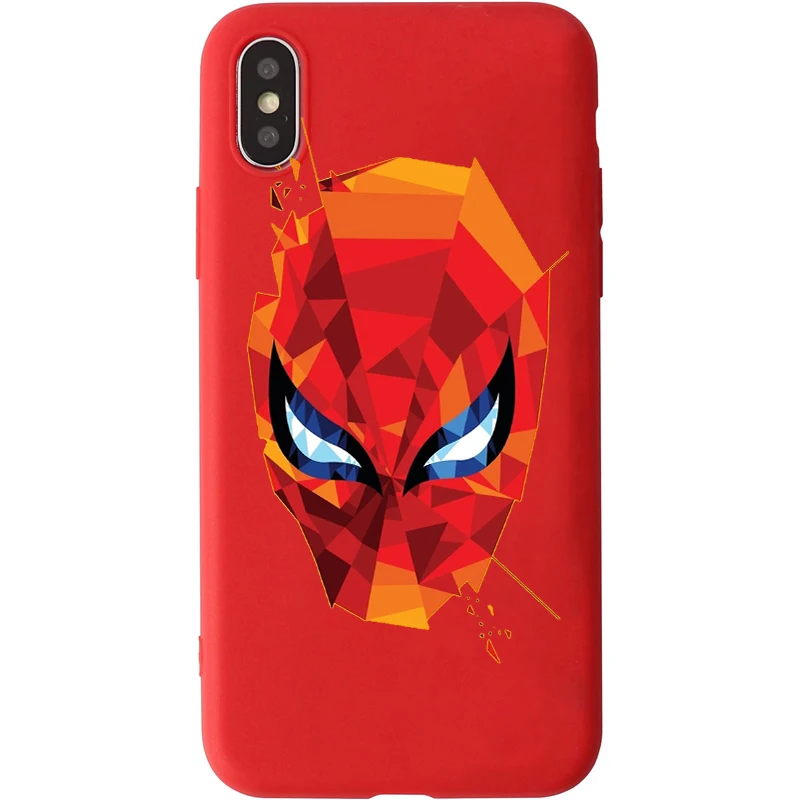 United States Movie Avengers: Endgame Fashion Candy Color TPU Case phone For iphoneX 8 XS XR XSMAX Red Yellow purple White Cover |