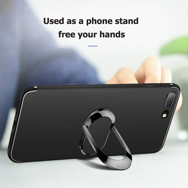AIFFECT Car Holder Ring Case For IPhone X XR XS Max 6 6s 8 7 Phone Cover On The with Stand |
