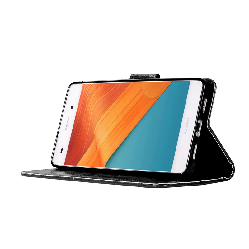 Чехол для телефона из искусственной кожи Huawei Ascend P8 Lite P 8 2016 P8lite женский флип-чехол