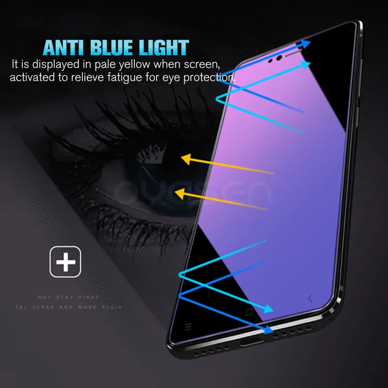 Закаленное стекло для Xiaomi Redmi Note 4 4X Pro Prime Anti Blue Light 9H Защита экрана 4|Защитные