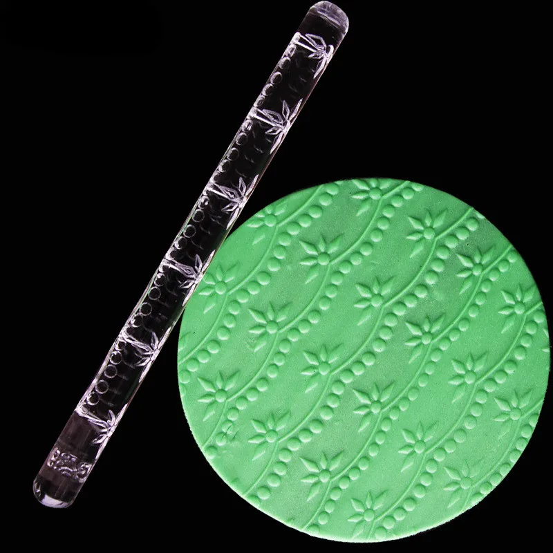 Новые Скалки для тиснения в форме листьев и цветов инструмент украшения тортов