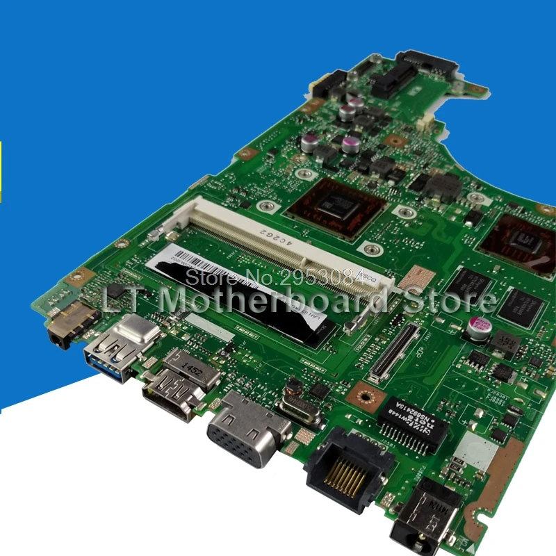 X455WE материнская плата REV 2 0 A4-6210U 4G CPU для For Asus X455WA ноутбука | Компьютеры и офис