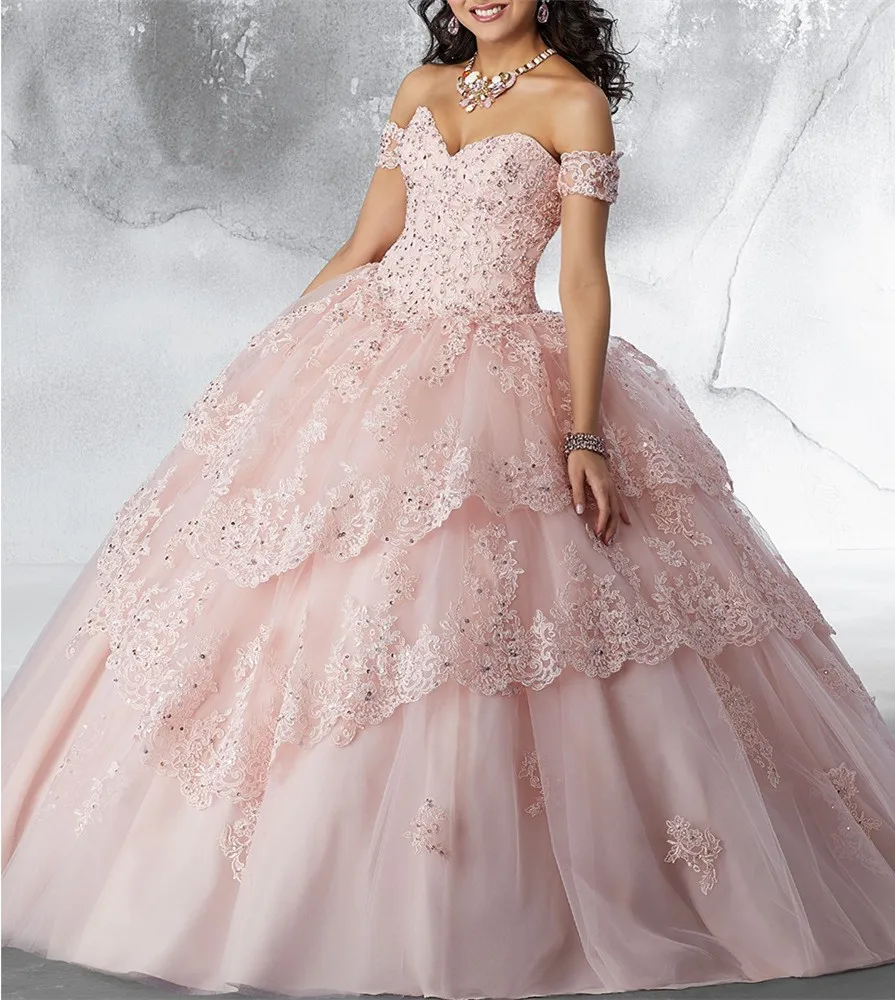 Роскошное бальное платье принцессы jaevini красные платья для Quinceanera милое с