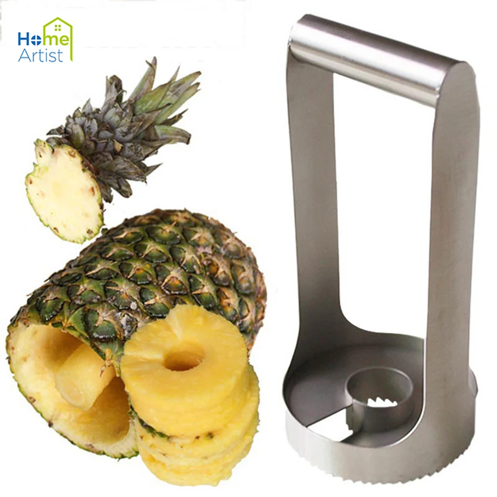 Pineapple Slicer Stainless Steel Cutter Corer Peeler Fruit Knife Vegetable Tools Home Artist | Дом и сад