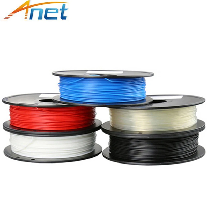 Anet 5 рулонов 0 кг PLA DIY 3D Принтер Нити 1 75 мм нити пластиковые резиновые расходные