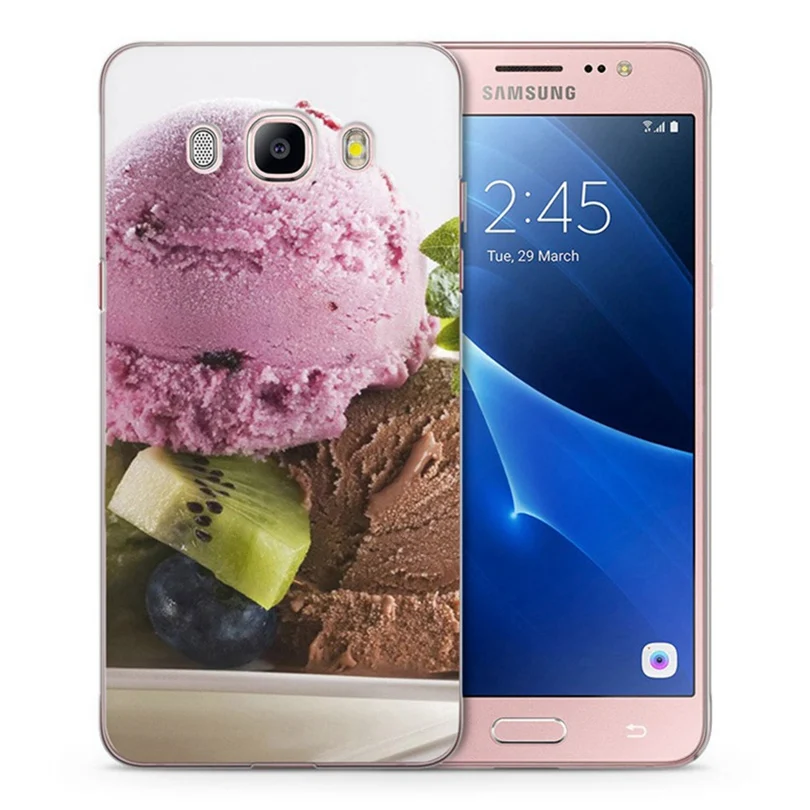 For Samsung Galaxy A3 A5 2017 prime J1 J2 J3 landscape Ice Cream Painted Cute Pattern Clear Soft TPU Silicone Case C019 |
