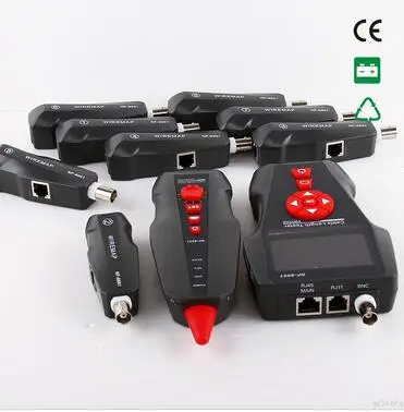 Многофункциональный POE/эхо запрос Кабельный тестер NF 8601W RJ45 RJ11 CAT5 CAT6 провода