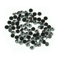 SS20 4.6-4.8mm Black Diamond 100 Gross DMC HotFix FlatBack Crystals Shiny Iron-on Garment Heat Transfer Rhinestone Stones