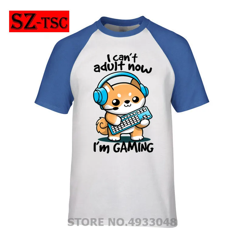 Забавная футболка геймерская с коротким рукавом и Королевским принтом для