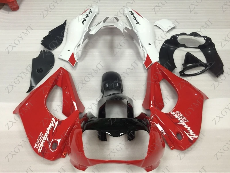 Обтекатели YZF1000R 1997 2007 Красный Белый Пластиковый обтекатель для YAMAHA 02 03 Abs Thunderace 04