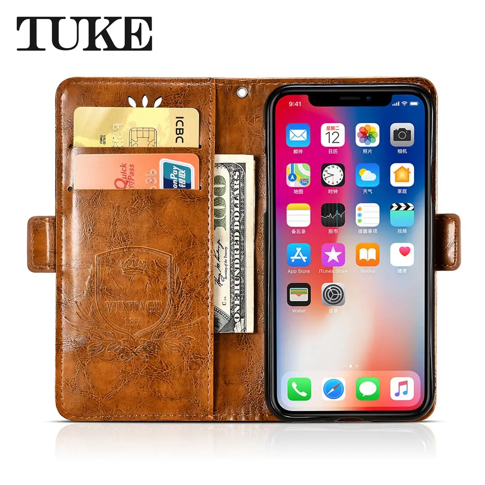 Винтажный Тисненый Цветочный чехол TUKE для Meizu M5c Meilan 5C Роскошный кожаный флип A5 Charm