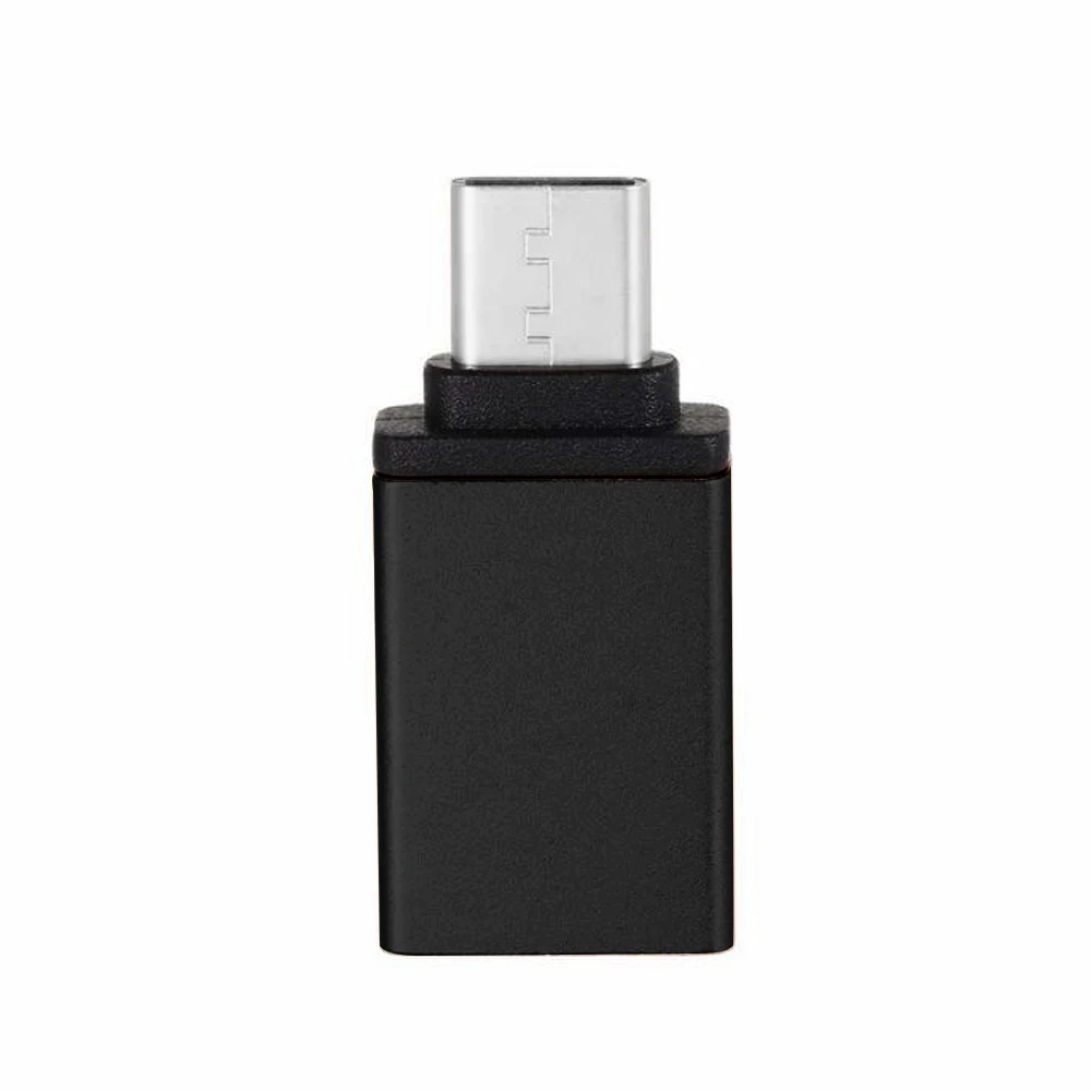 Черный PORTEFEUILLE Тип с разъемами типа c и USB OTG USB 3,0 кабель-переходник для преобразования для samsung P20 HUAWEI p20 pro Xiaomi Mi5 Mi6 Matebook для MacBook - Цвет: Черный