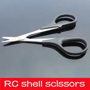 1pcs 18 110 116 Stainless Steel Car Toll for RC Vehicle Buggy Truck Boat Body Shell Bodyshell Curved Scissors Tool parts