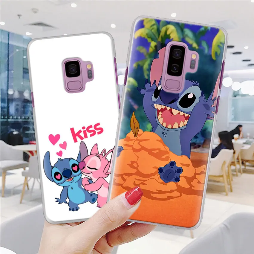 Милый мультфильм, Стич чехол для телефона для samsung Galaxy S10e S10 плюс S7 S8 S9 Plus, Note 8, 9, 10, плюс S10 5G M20 M30 жесткий чехол Coque