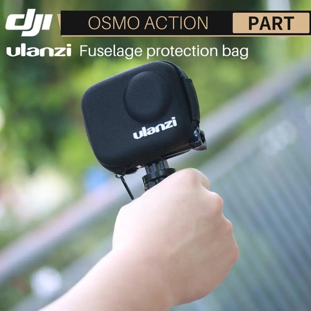 Портативный жесткий чехол Ulanzi для Dji Osmo Action, защитный чехол для путешествий, чехол для Osmo Action camera, аксессуары