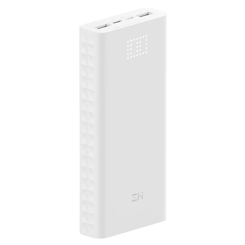 ZMI Мощность 20000 mAh для быстрой зарядки 3 0 мА/ч Bank внешняя Батарея Зарядное