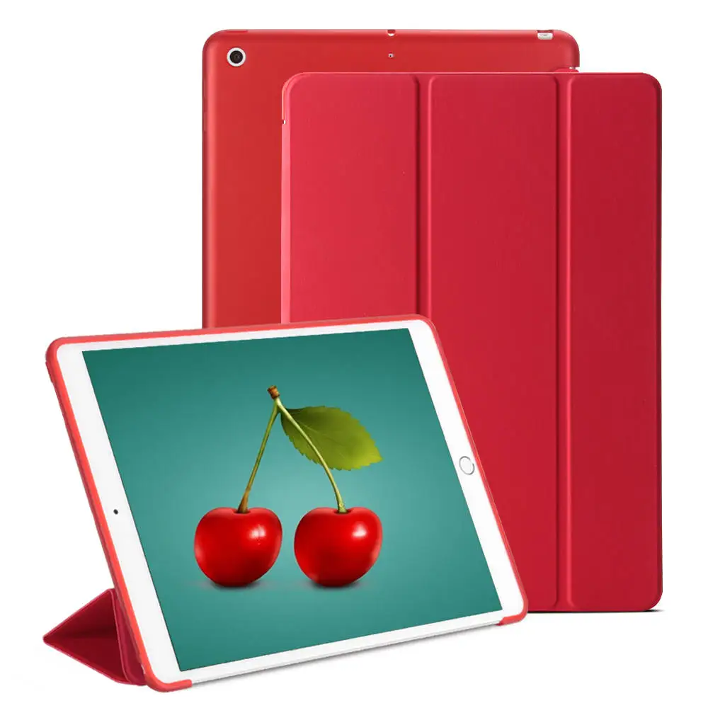Чехол для iPad 9,7 Мягкий силиконовый чехол смарт-чехол подставка держатель для нового iPad 9,7 чехол A1822 A1954 A1893