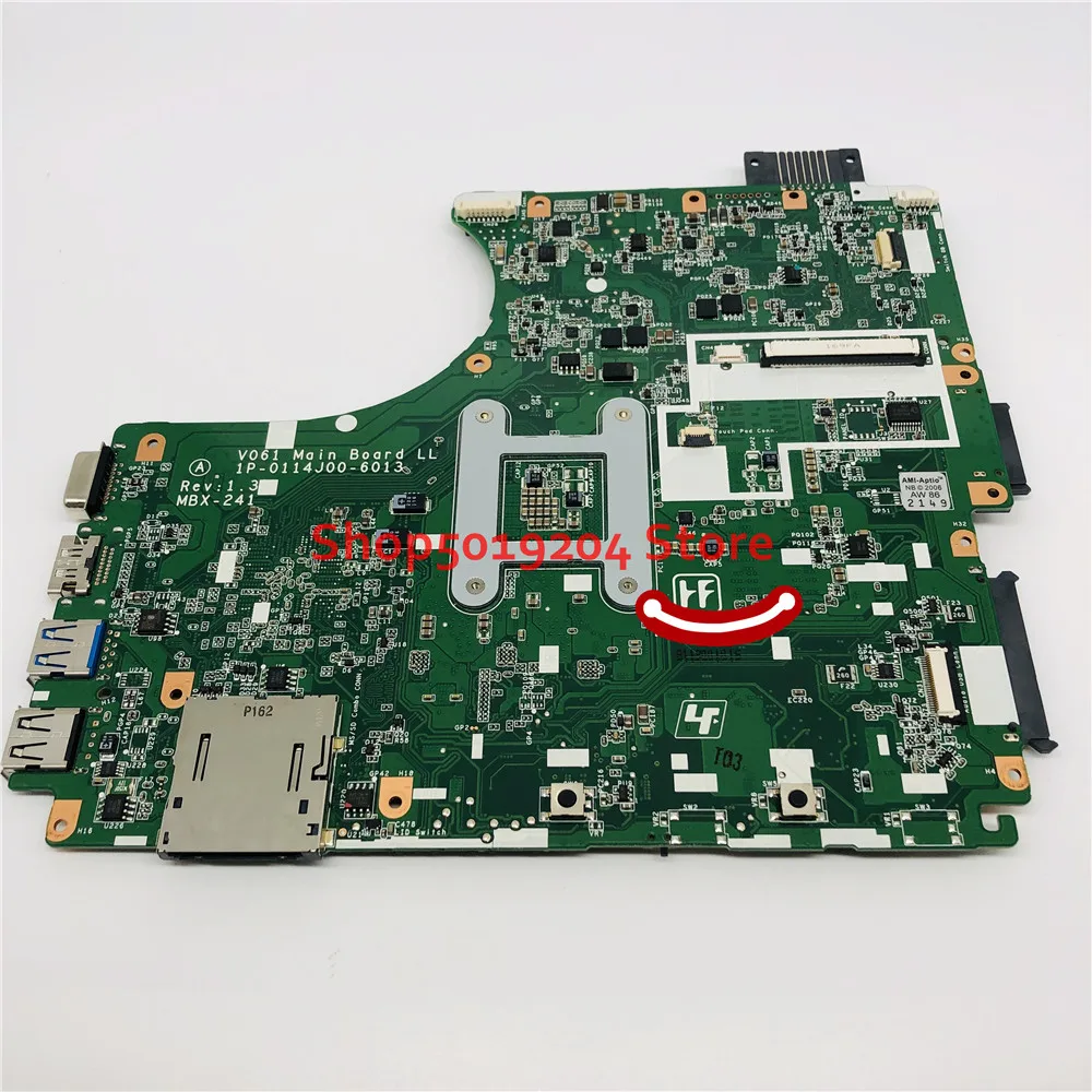 MBX-241 A1848535A материнская плата для ноутбука Sony V061 ПК 1P-0114J00-6013 REV 1 3 | Компьютеры и офис