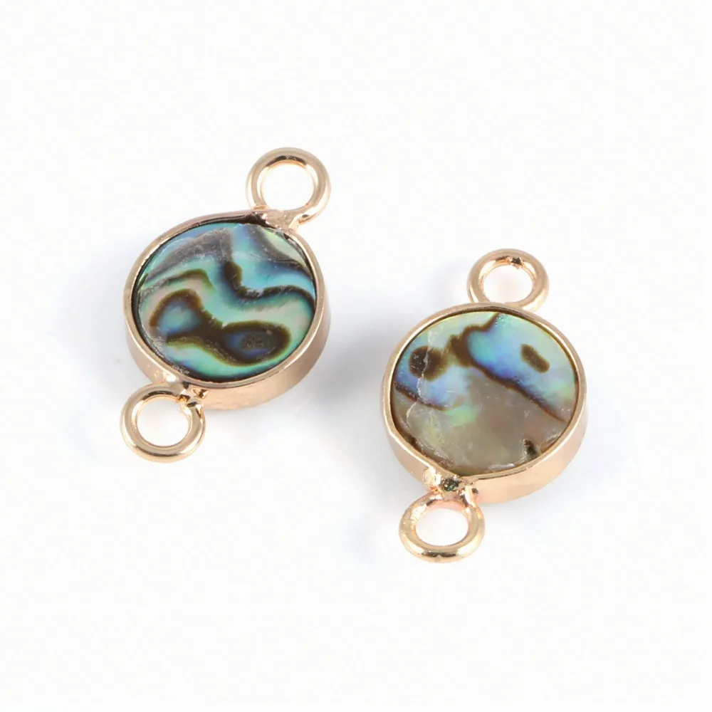 Соединители натуральная круглая жемчужная оболочка соединитель модные