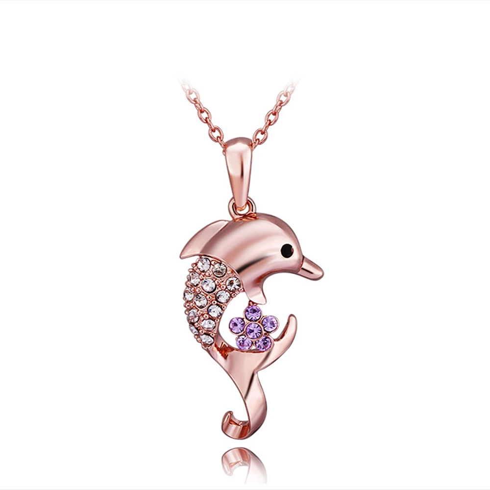 Jumping fish collares N847 # lovers синие модные ожерелья для женщин 2014 длинное ожерелье