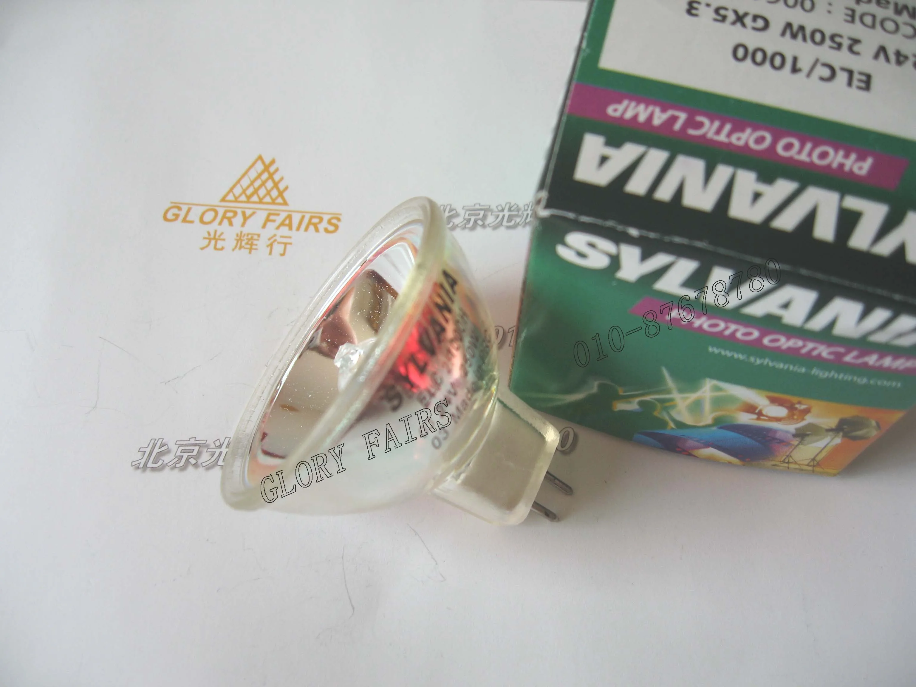 Лампа Sylvania ELC 1000H 24V 250W галогенная лампа с длительным сроком службы 24V250W ELC/1000 ELC|halogen
