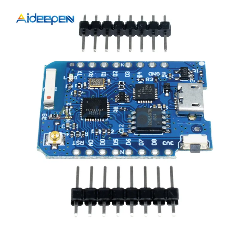 Для WEMOS D1 Mini Pro 16M Bytes внешний антенный разъем ESP8266 ESP-8266EX CP2104 Micro USB WIFI макетная плата