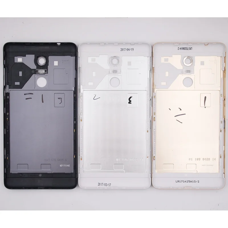 BaanSam держатель ЖКД экран спереди рамки батарея сзади чехол для Lenovo K6 Note K53a48 Корпус чехол без Мощность Объем пуговицы