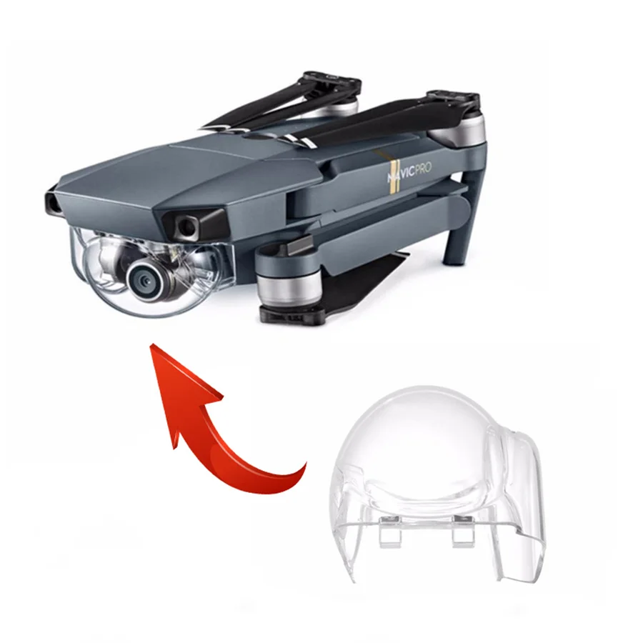 Карданный защитный чехол для камеры Защитная крышка для DJI Mavic / Mavic Pro Gimbal Fixator объектив с пряжкой Крышка от удара пыли воды