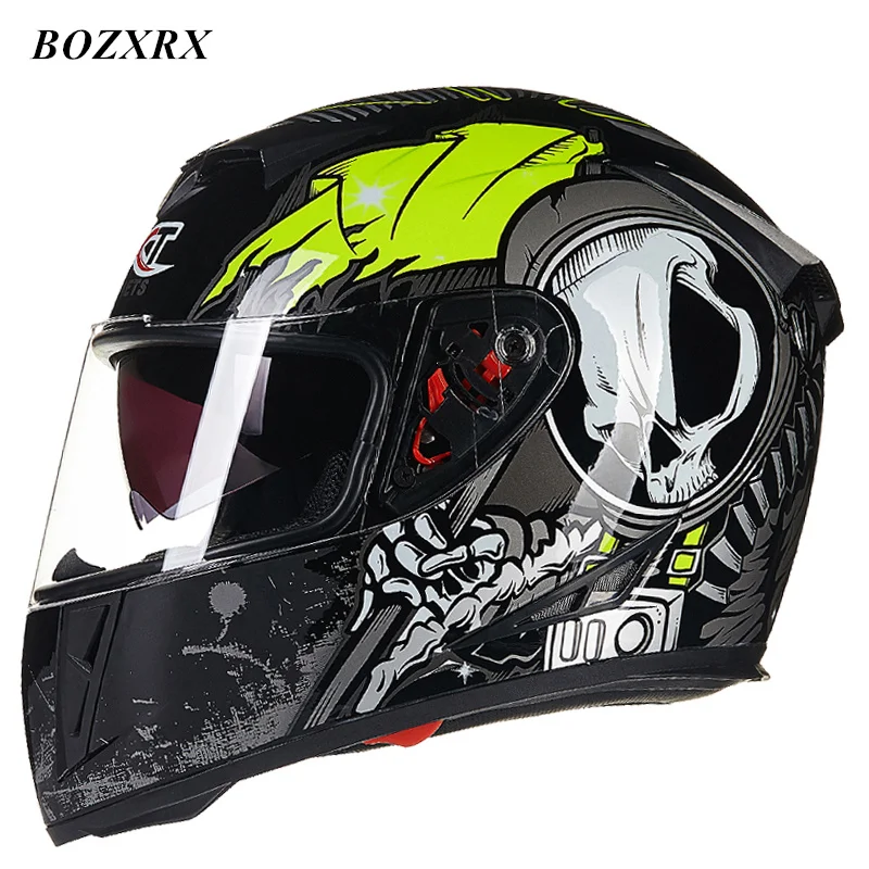 BOZXRX DOT Approve New High Quality Flip UP Helmets motorcycle Winter Racing Motorbike helmets Casco Capacete Casque Moto Helmet |