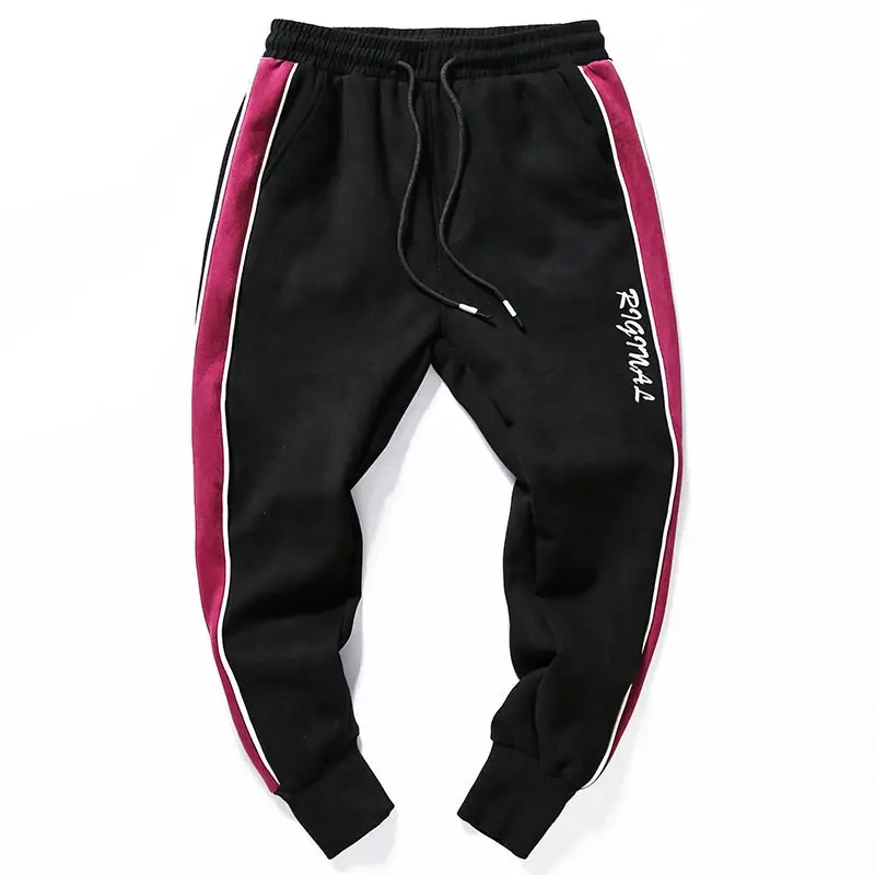 Весенне зимние мужские брюки для бега тонкие модные длинные повседневные