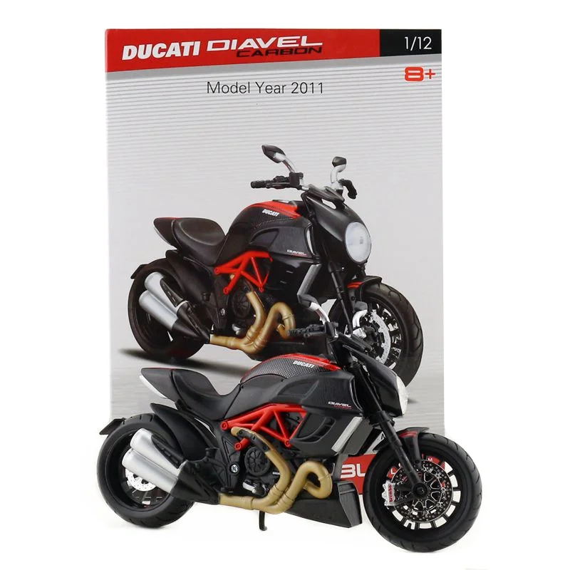 Набор моделей MaiSto из литья под давлением: модель мотоцикла Ducati 420el углеродного
