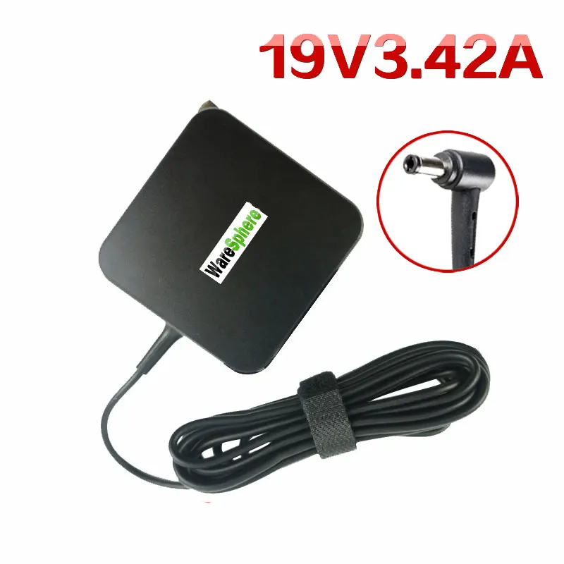 Новинка 19V 3.42A 65W адаптер для ноутбука Asus X550C A450C Y481C Зарядное устройство