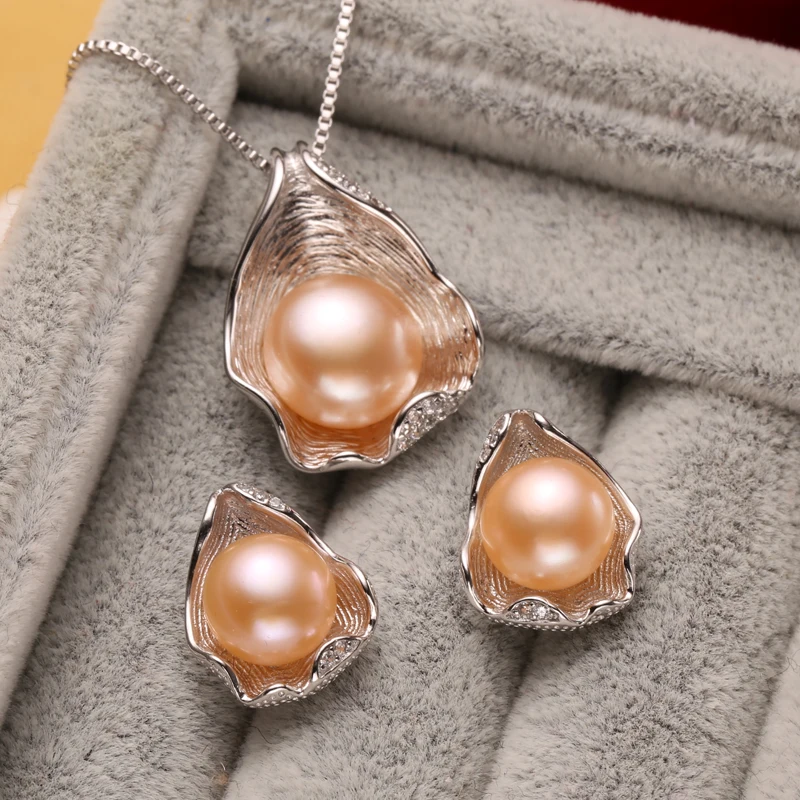 Женский ювелирный комплект из колье и серёг серебра 925 пробы|jewelry gift bags wholesale|gift box