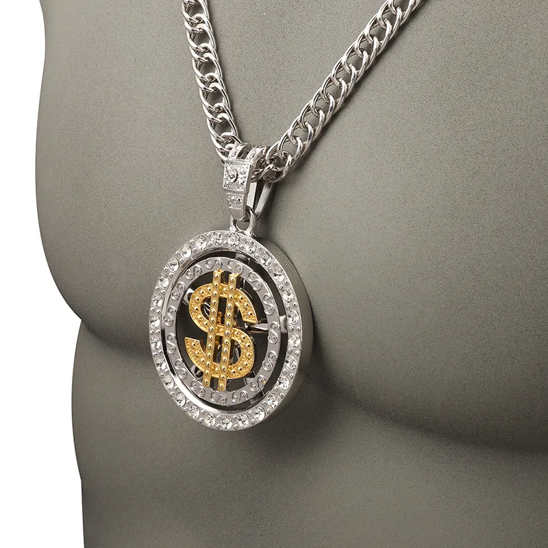 Мужские и женские очаровательные ожерелья с золотой спинкой в долларах 31 5