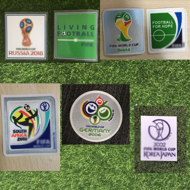 2002 2004 2006 2010 Кубок мира чемпионов патч теплопередача футбольный значок