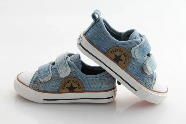 Spring new arrival boys canvas children's casual shoes boy flat denim big sport kids single | Мать и ребенок