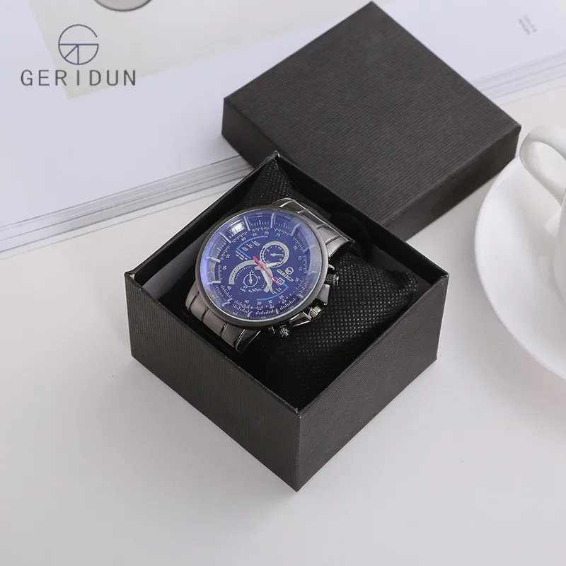 GERIDUN брендовые Роскошные мужские часы кварцевые Военные Наручные Часы компас